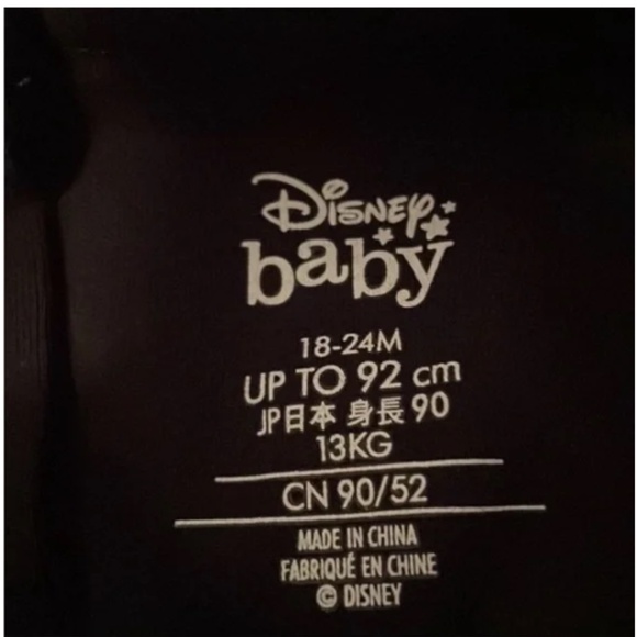 DISNEY Baby Boy Mickey Mouse Costume size 18.24 M - Picture 6 of 7